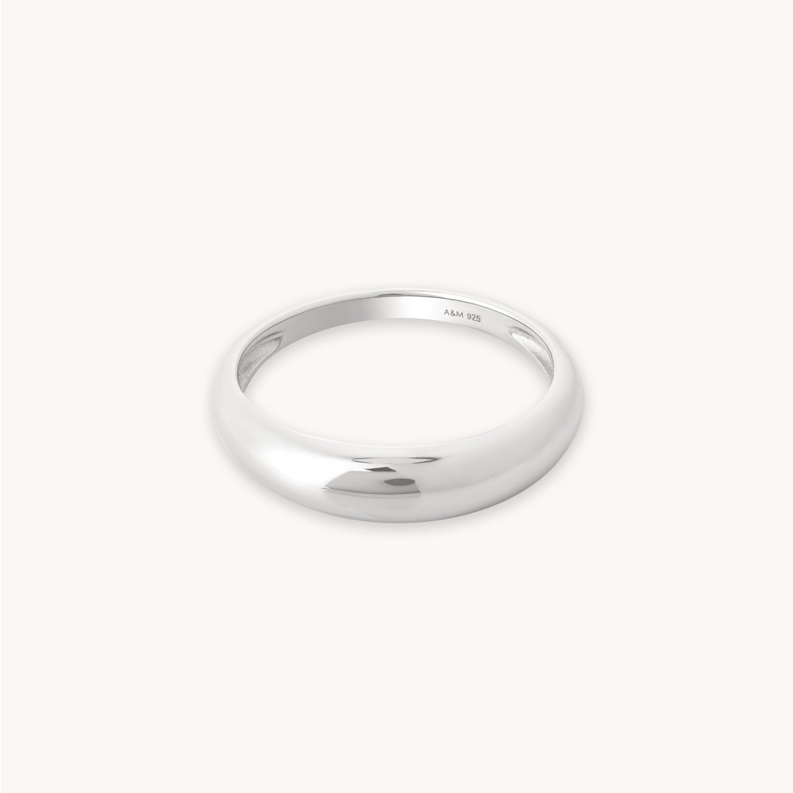 Dome-Ring-Silver_bc18996b-7821-4379-8ae3-da6bdb2b8d23-scaled-1.jpg Essential Dome Ring in Silver - Image 1